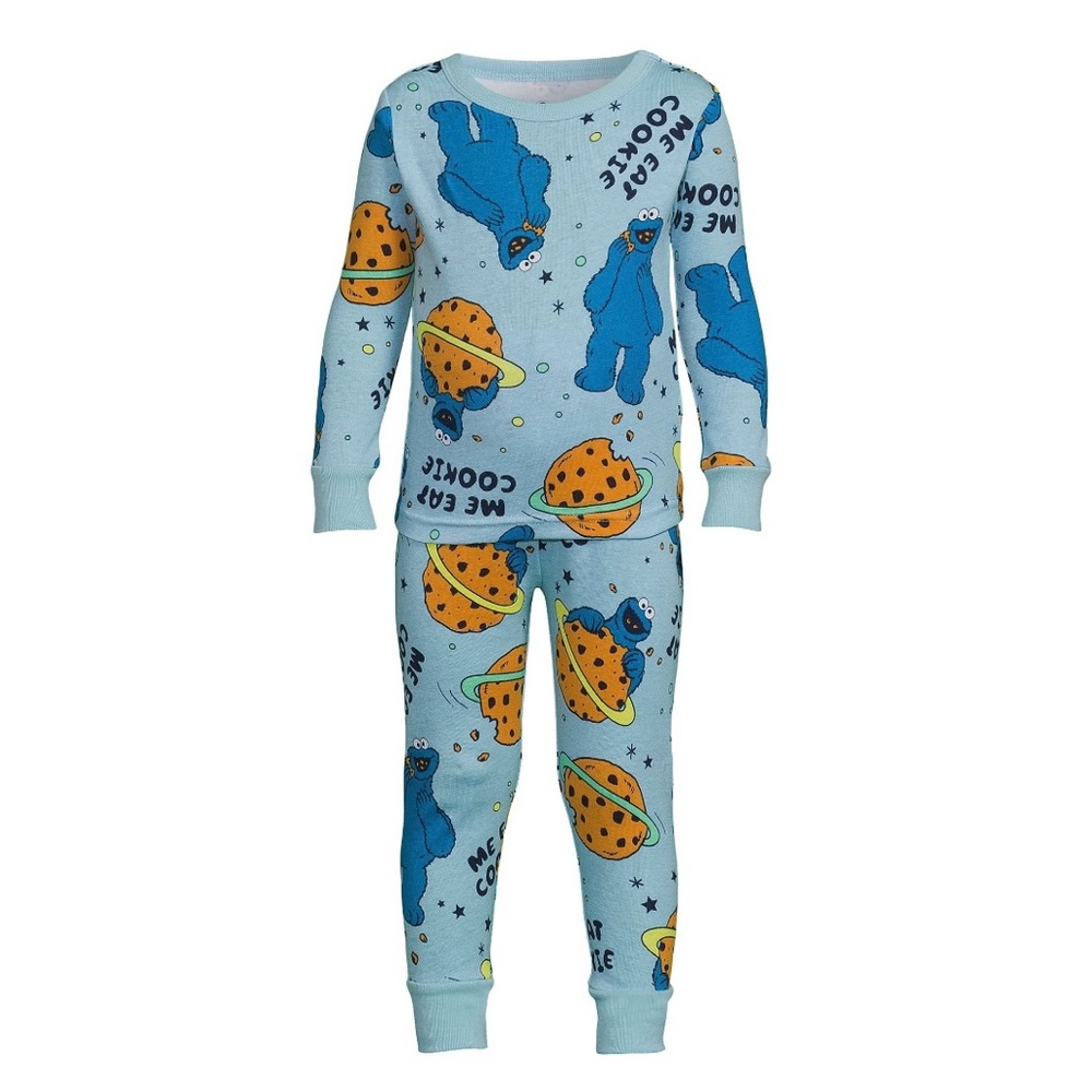 Sesame Street Toddler 2pc 100% Cotton Sleepwear